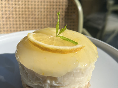 Limon Soslu Cheesecake